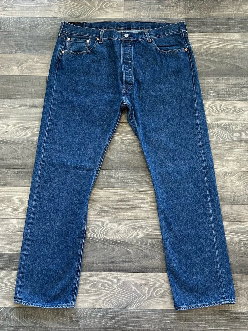 40x32 LEVI’S 501 Straight Leg Button Fly Jeans Men’s Blue 100% Cotton 0050